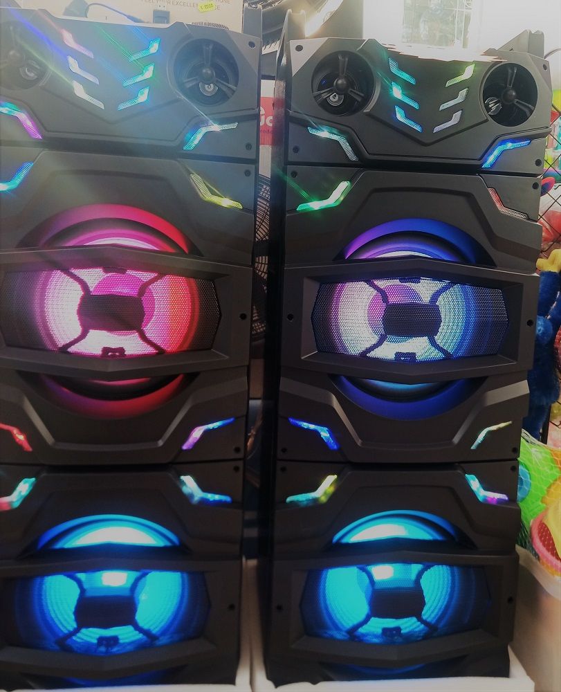 500W, pair, active speakers, mini dj console, WEB-210