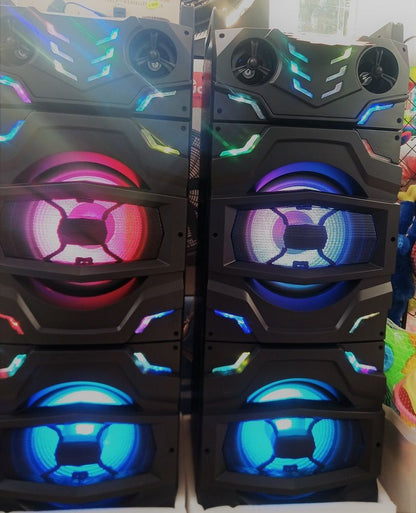 500W, pair, active speakers, mini dj console, WEB-210