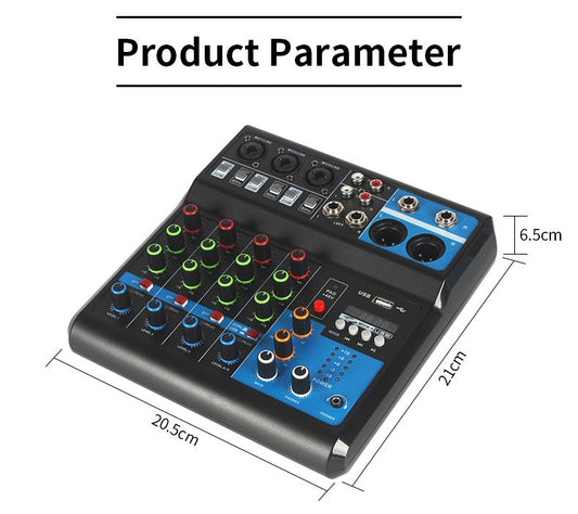 5 channels, audio mixer, WEB F-5A