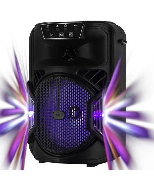 20W, portable speaker, led light