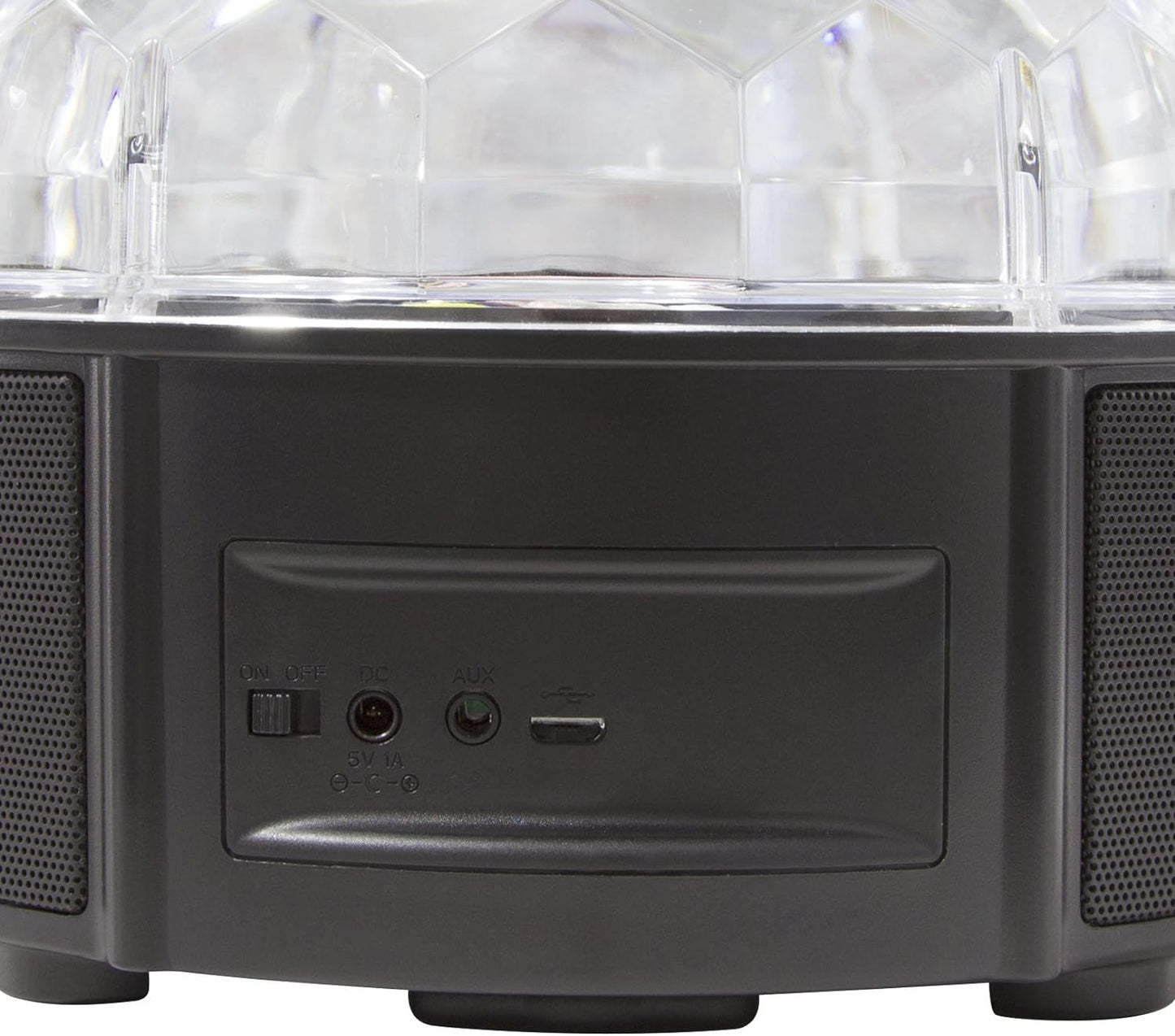 Portable, bluetooth speaker, led lights, Crown