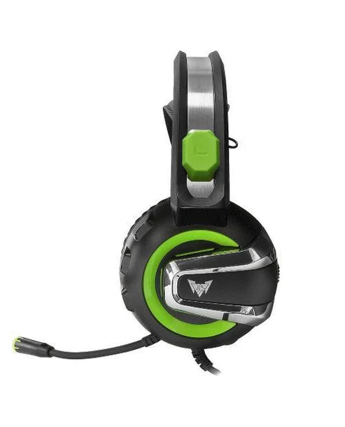 Wired, gaming headphones, led light, microphone, Crown Micro CMGH-3002