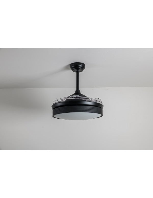 ZEPHIR ZFL4106N Ceiling Fan with LED Light – 106cm, Black