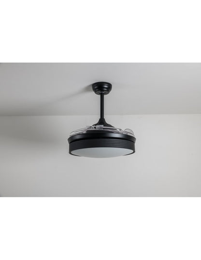 ZEPHIR ZFL4106N Ceiling Fan with LED Light – 106cm, Black