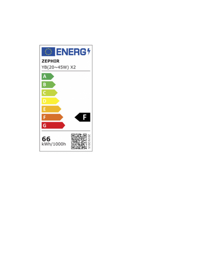 ZEPHIR ZFL4106N Ceiling Fan with LED Light – 106cm, Black