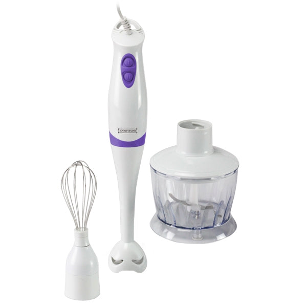 Royalty Line RL-SMS250 Hand Blender Set with Chopper & Whisk