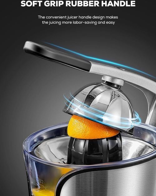 RoyaltyLine RL-CPE85.287 Stainless Steel Citrus Juicer – 85W