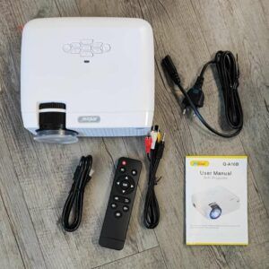 Andowl Q-A16B Ultra HD WiFi Mirroring LED Projector – Stunning Visuals in Ultra HD Resolution with Built-in WiFi