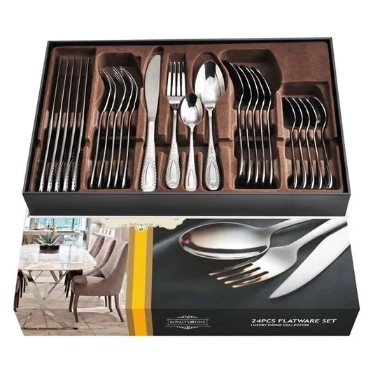 24pcs, cutlery set, Royalty Line 24M2