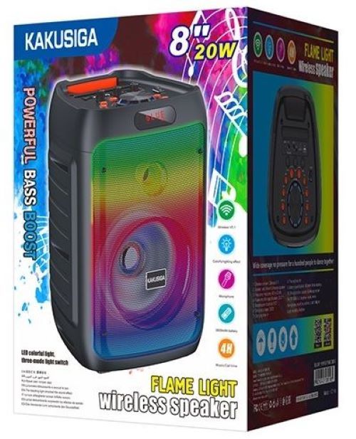 20W, portable speaker, microphone, led light, KSC-829