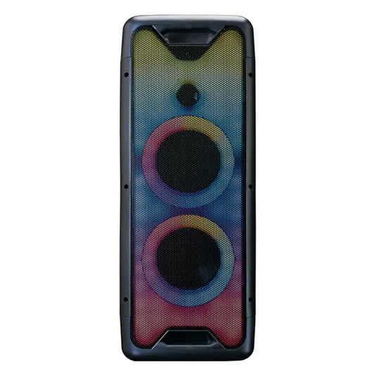 100W, Portable Speaker, LED Lighting, bluetooth, LENCO PA-200BK