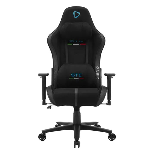 Gaming Chair, Alcantara, Up to 125kg, Black, ONEX STC Alcantara A-L-BK