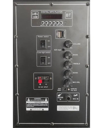 100W, trolley speaker, led light, V-12