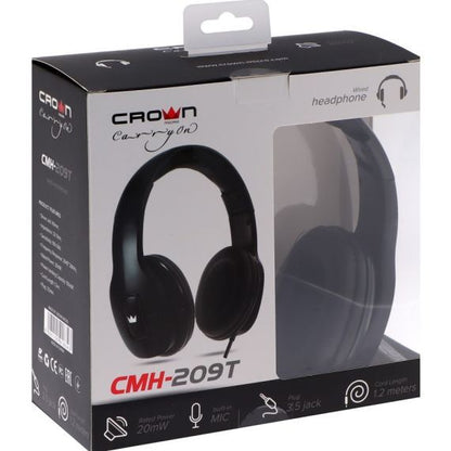 Stereo headband headphones with microphone Crown Micro