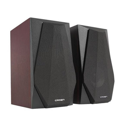 24W, audio system, PC speakers, wood, Crown Micro