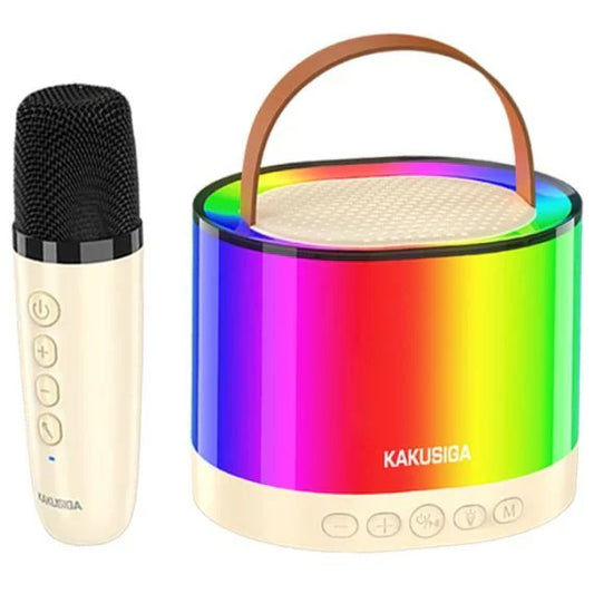 5W, portable speaker, microphone, LED lights, KSC-1006