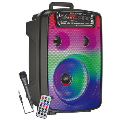 10W, rechargeable speaker, led lights, microphone, KSC-688