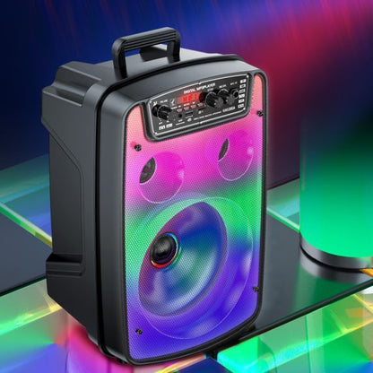 10W, rechargeable speaker, led lights, microphone, KSC-688