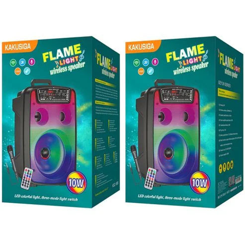 10W, rechargeable speaker, led lights, microphone, KSC-688