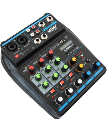 4 channels, professional, RCA mixer, plug&play