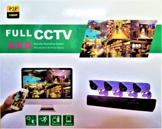 DVR, combo kit, 4 cameras, cctv, JORTAN 6145AHD