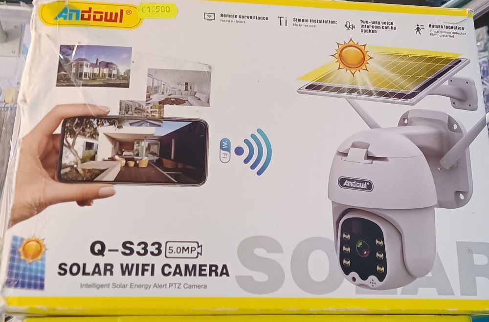 WIFI, IPTZ, solar camera, mobile app , Andowl Q-S33