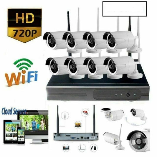 WiFi, 8 cameras, HD POE NVR, wi-fi built-in, dvr