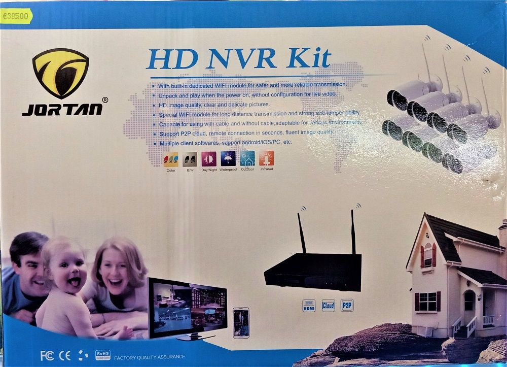 WiFi, 8 cameras, HD POE NVR, wi-fi built-in, dvr