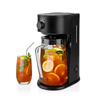 2.5LT, ice coffee maker, ice tea maker, 6 cups, filter coffee, black, Nedis