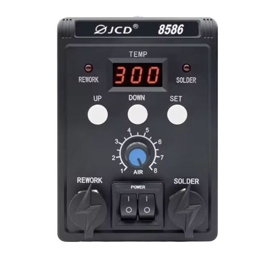 Q848 700W Soldering Station with Hot Air Gun and Nozzles