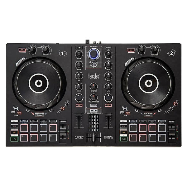 DJ Equipment, Black, HERCULES DJ Control Inpulse 300