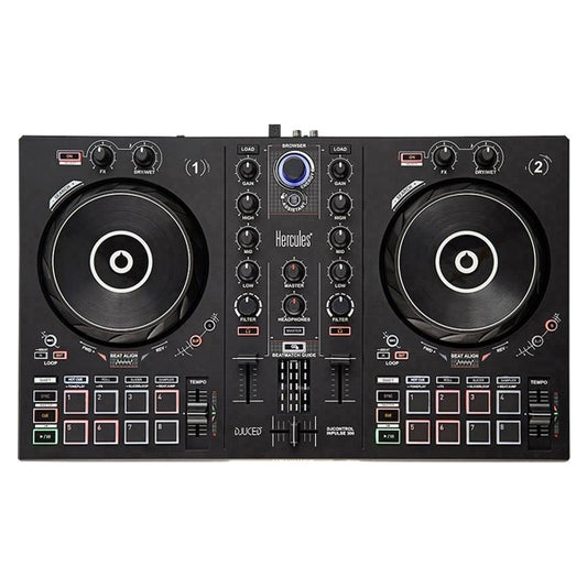 DJ Equipment, Black, HERCULES DJ Control Inpulse 300