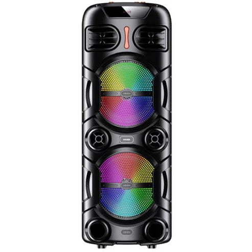 40W, rechargeable speaker, led light, microphone