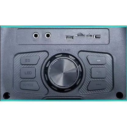 2x8" 40W Rechargeable Speaker with LED Lights & Microphone – KK-8207