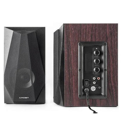 24W, audio system, PC speakers, wood, Crown Micro