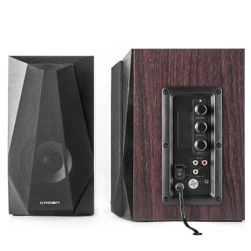 24W, audio system, PC speakers, wood, Crown Micro