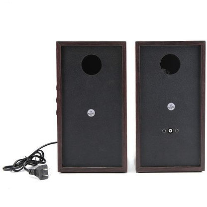 24W, audio system, PC speakers, wood, Crown Micro
