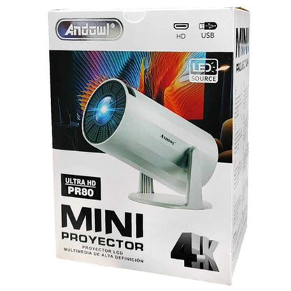 Andowl Ultra HD 4K Mini Projector, Andowl PR80