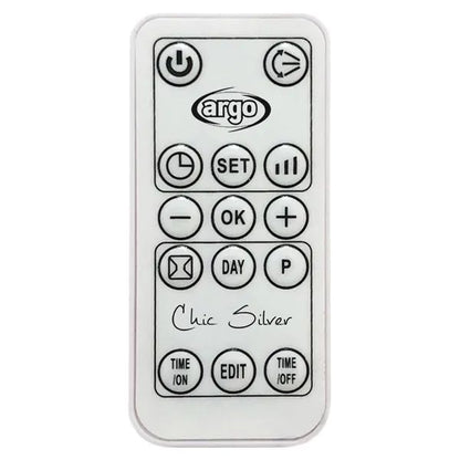 2000W, wall fan heater, Argo Chic Silver