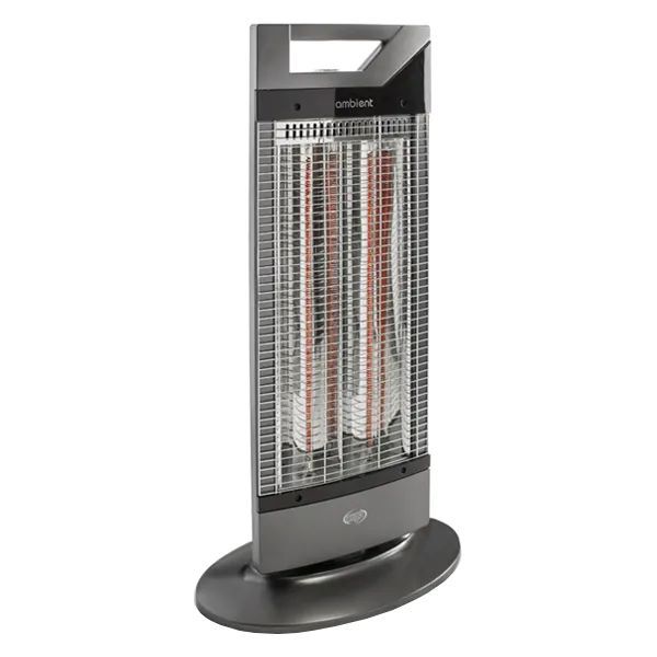 1050W, tower heater, carbon fibre element, grey, Argo AMBIENT