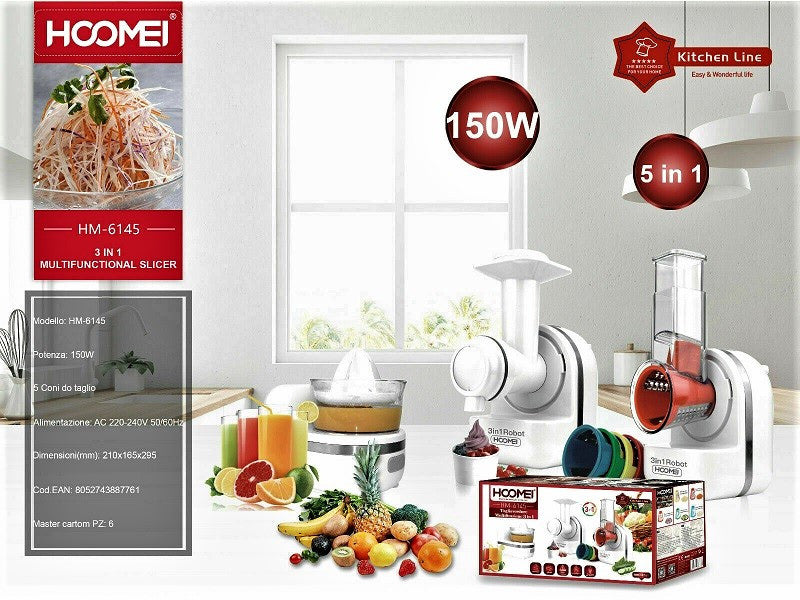 Hoomei HM-6145 Multifunction Kitchen Robot – 5-in-1