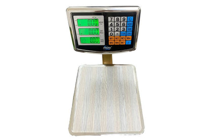 100 Kg Professional digital scale dual display, calculation and price storage *Driwei B35 *