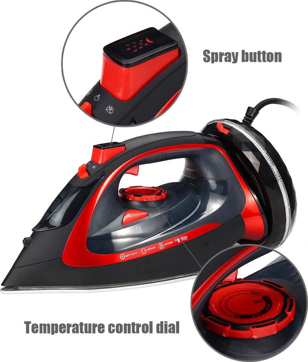 2200W, cordless, steam iron, Royalty Line DBC2400