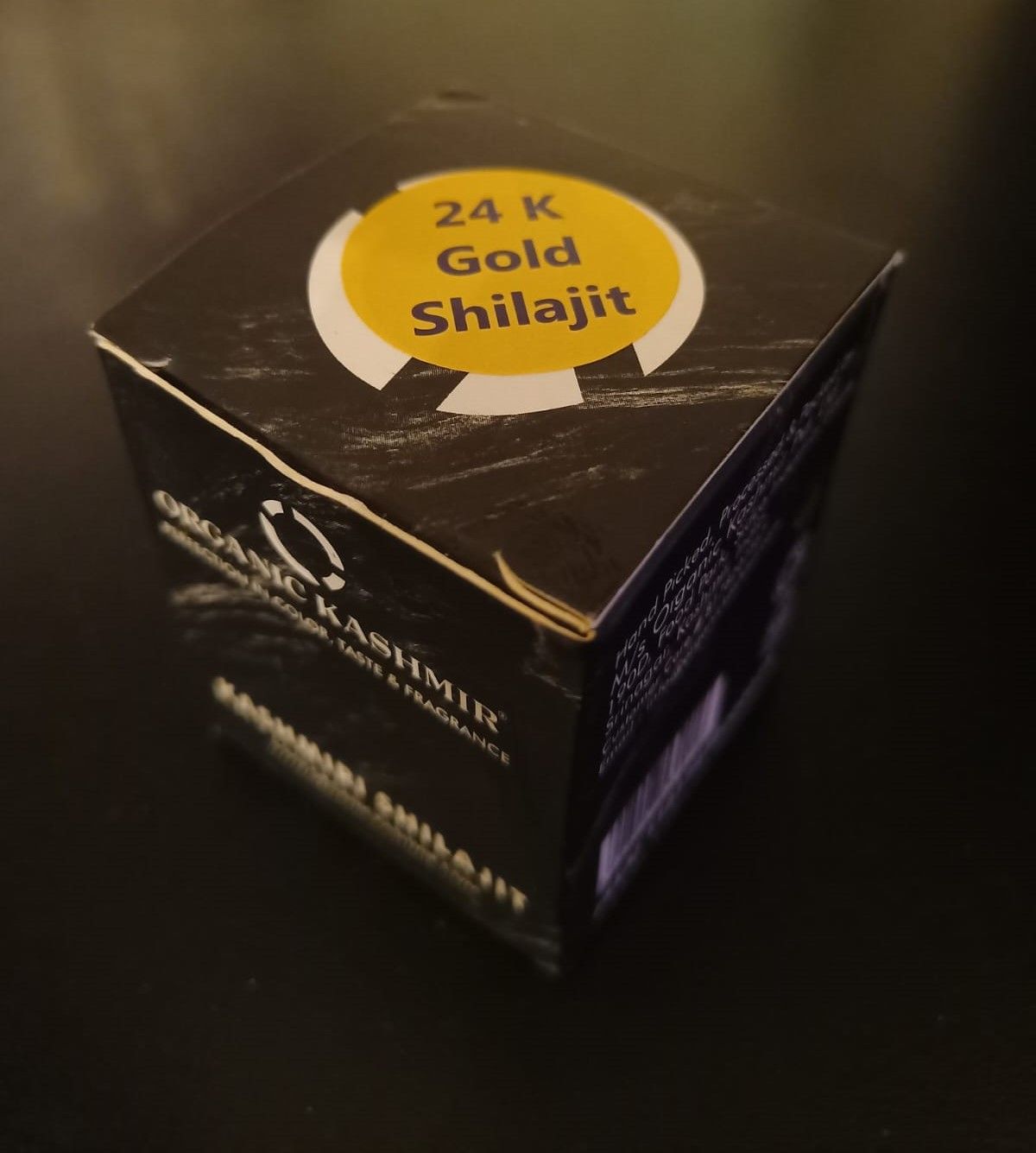 24K Gold Pure Organic Himalayan Shilajit 50g – High Fulvic Acid Resin