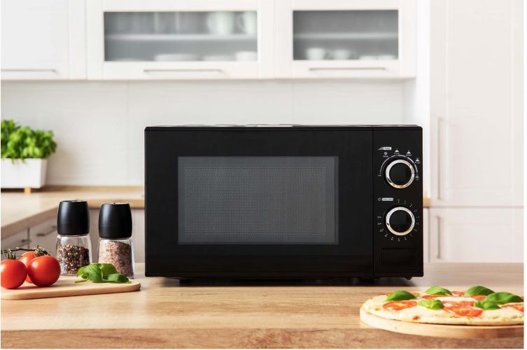 20LT, microwave, oven, 700W, mechanical control, black, ROYALTYLINE MWO-3818-BK