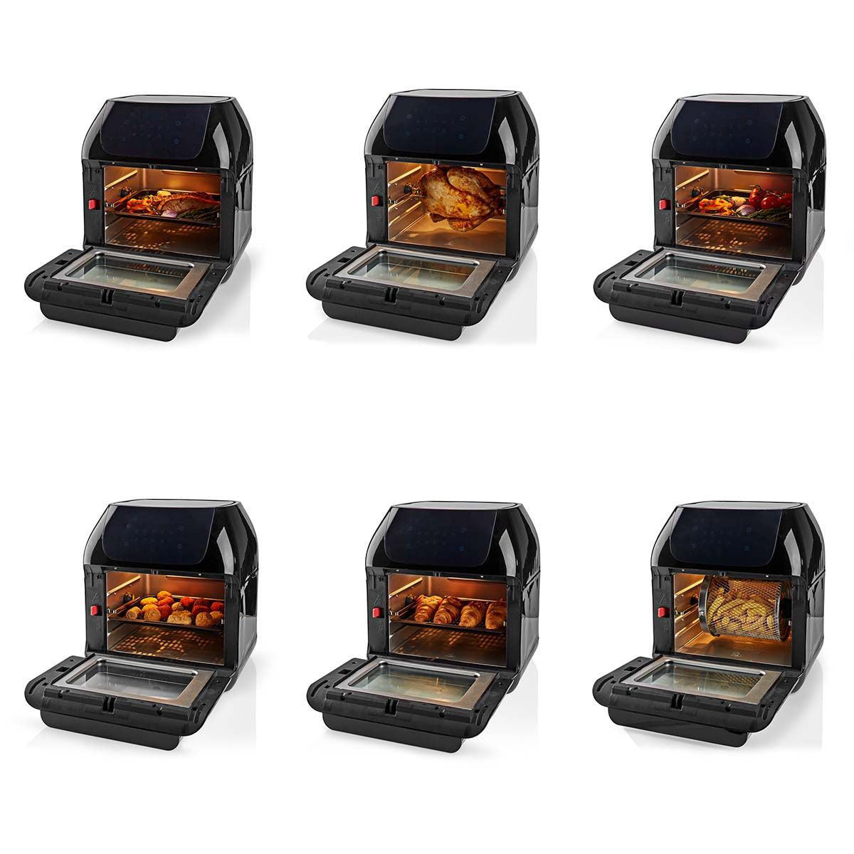 12 liter, digital air fryer, 1500W, Nedis