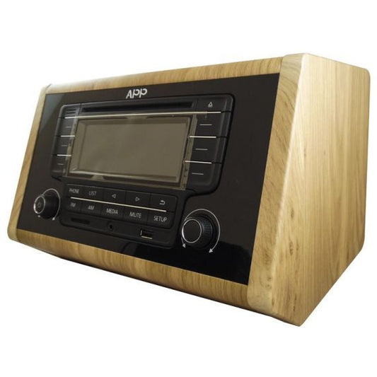 100W, wooden stereo system, radio, bluetooth, SD, USB, AUX , V950