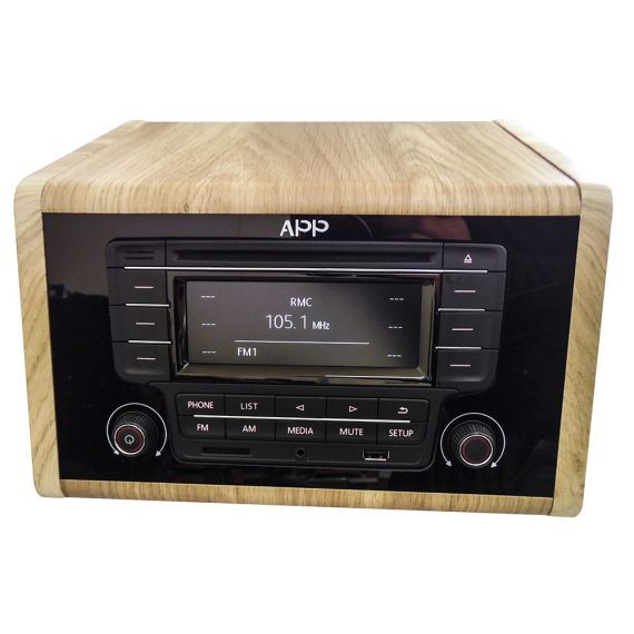 100W, wooden stereo system, radio, bluetooth, SD, USB, AUX , V950