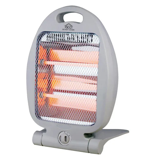 400/800W Quartz Heater, Free-Standing, White, DCG SA9112