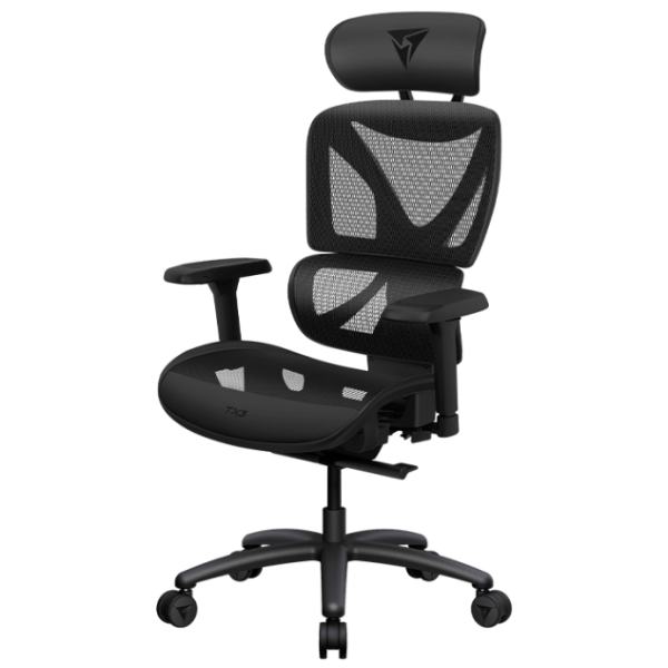 Gaming Chair, Fabric, Black, THUNDERX3 XTC Mesh